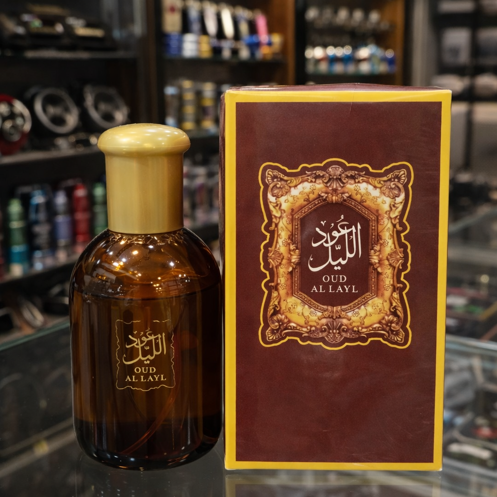 Premium Oud Al Layl Eau De Parfum – Luxury Long-Lasting Arabic Fragrance Spray for Men & Women - (100ml