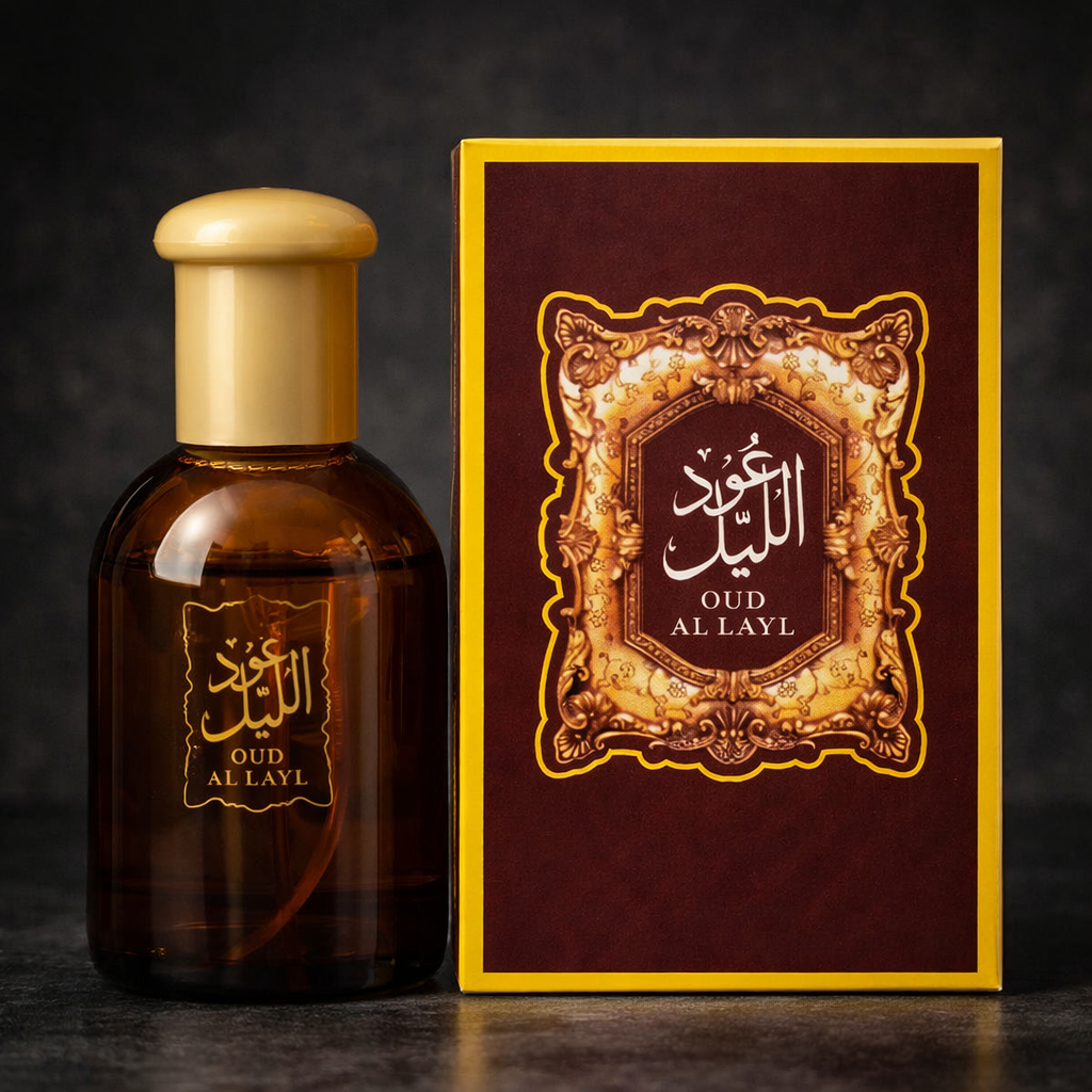 Premium Oud Al Layl Eau De Parfum – Luxury Long-Lasting Arabic Fragrance Spray for Men & Women - (100ml